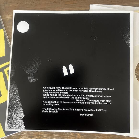 Misfits Horror Business 7” 2000s Repress Yellow Swirl Plan RARE!! New Import UK - Picture 5 of 7